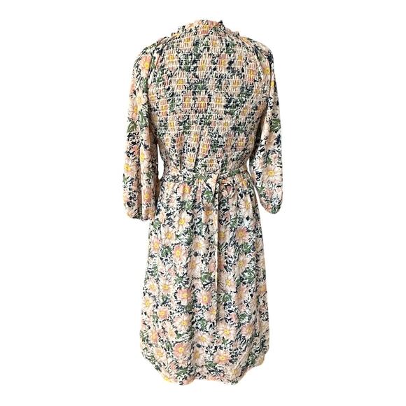 NWT Luxology Smocked Femme Fatale Fit & Flare Dress Size M - Picture 3 of 10